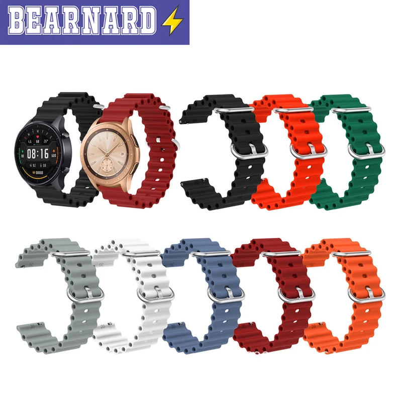 بند برنارد مدل Ocean مناسب برای ساعت هوشمند سامسونگ Galaxy Watch Active 1 / Active 2 40mm / Active 2 44mm / Watch 3 41mm / Watch 4 40mm / watch 4 42mm / watch 4 44mm / watch 4 46mm