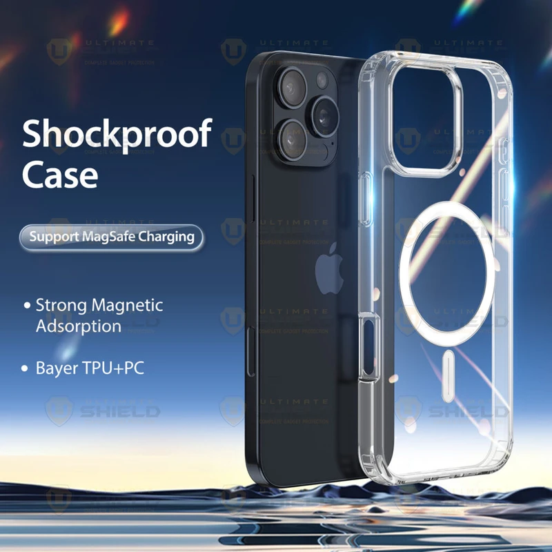 کاور آلتیمیت شیلد مدل Clear Magsafe UL مناسب برای گوشی موبایل اپل iPhone 16 Pro