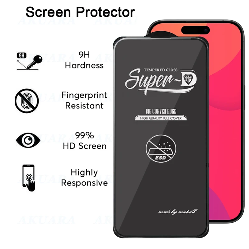 محافظ صفحه نمایش آکوآرا مدل Superd-ESD مناسب برای گوشی موبایل اپل iPhone 14 Pro