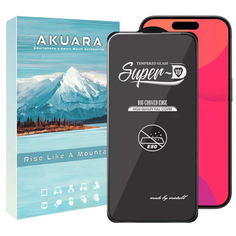 محافظ صفحه نمایش آکوآرا مدل Superd-ESD مناسب برای گوشی موبایل اپل iPhone 14 Pro