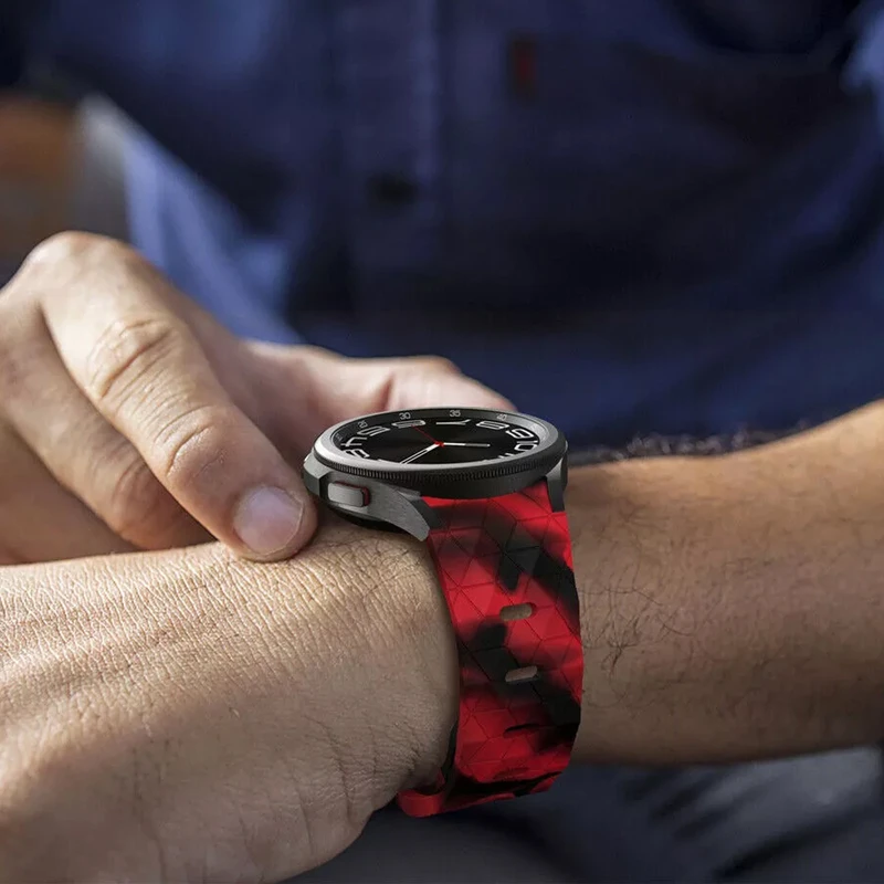 بند اسپریگ مدل Loz dual ORG مناسب برای ساعت هوشمند سامسونگ Galaxy Watch 6 Classic 47mm