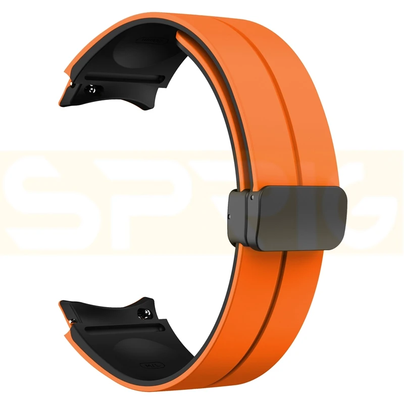 بند اسپریگ مدل Silicone MAG ORG DualC مناسب برای ساعت هوشمند سامسونگ Galaxy Watch 6 40mm