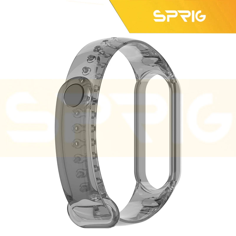بند اسپریگ مدل Clear TRS مناسب برای ساعت هوشمند شیائومی Mi band 5/6/7