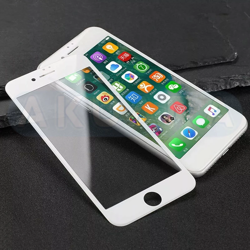 محافظ صفحه نمایش آکوآرا مدل Full AKU مناسب برای گوشی موبایل اپل iPhone 7 Plus / 8 Plus مجموعه سه عددی