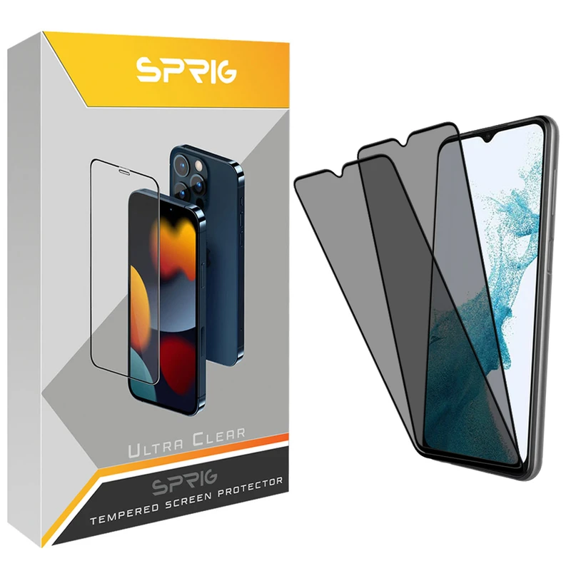 محافظ صفحه نمایش حریم شخصی اسپریگ مدل PRYSP مناسب برای گوشی موبایل هوآوی Enjoy 20e / Y8p / Y6p / Y6s بسته دو عددی