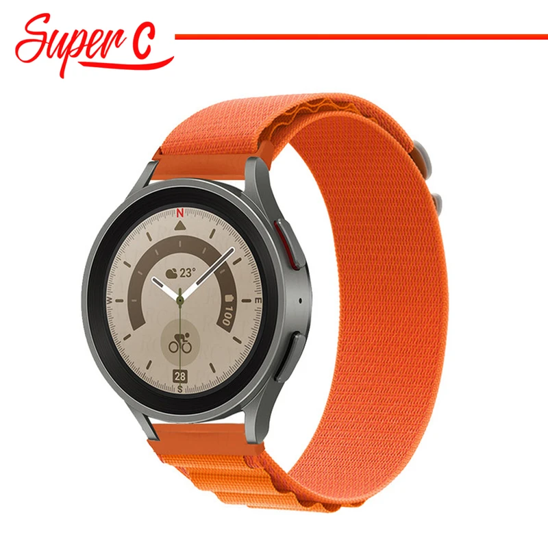 بند سوپرسی مدل Loop Alpine مناسب برای ساعت هوشمند سامسونگ Galaxy Watch Active 1 / Active 2 40mm / Active 2 44mm / Watch 3 size 41mm / Galaxy Watch 4 40mm / watch 4 42mm / watch 4 44mm / watch
