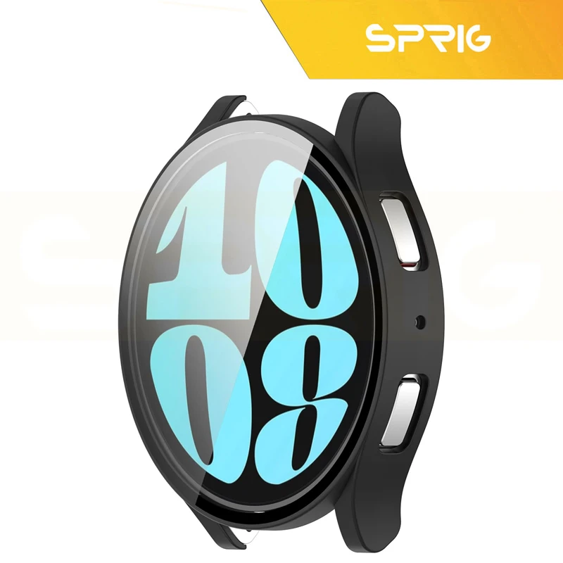بند اسپریگ مدل Braided MAG BL-WH مناسب برای ساعت هوشمند سامسونگ Galaxy Watch 4 Classic 46mm به همراه کاور