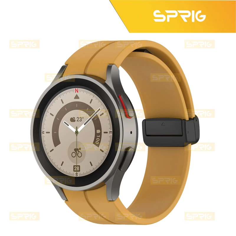 بند اسپریگ مدل Magnetic ORG مناسب برای ساعت هوشمند سامسونگ Galaxy Watch 4/5/6/7/FE سایز 40/43/44/46/47 میلی متری