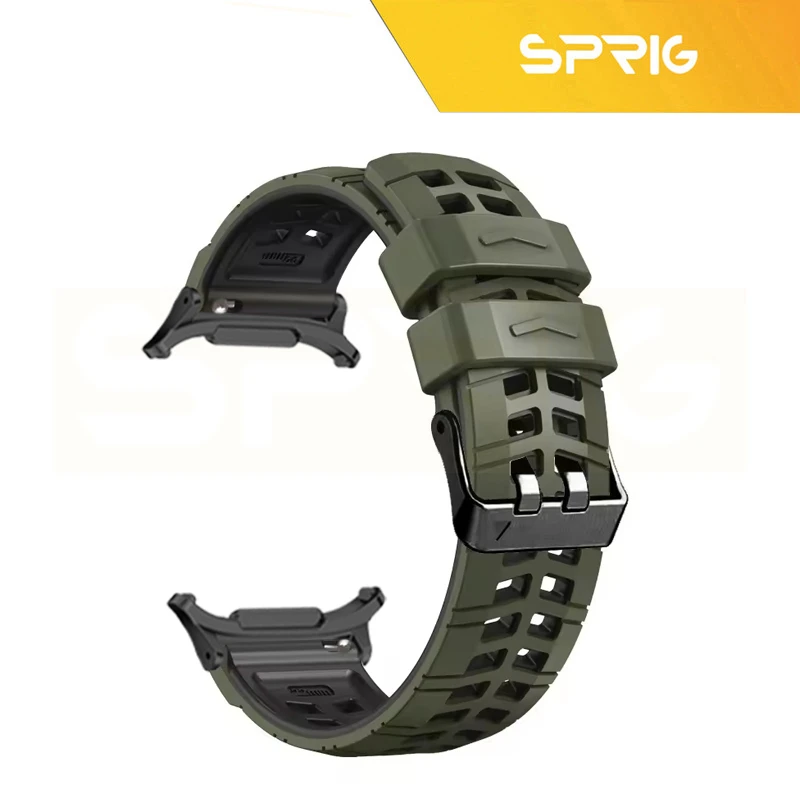 بند اسپریگ مدل Rebit Silicone مناسب برای ساعت هوشمند سامسونگ Galaxy Watch 7 Ultra 47mm