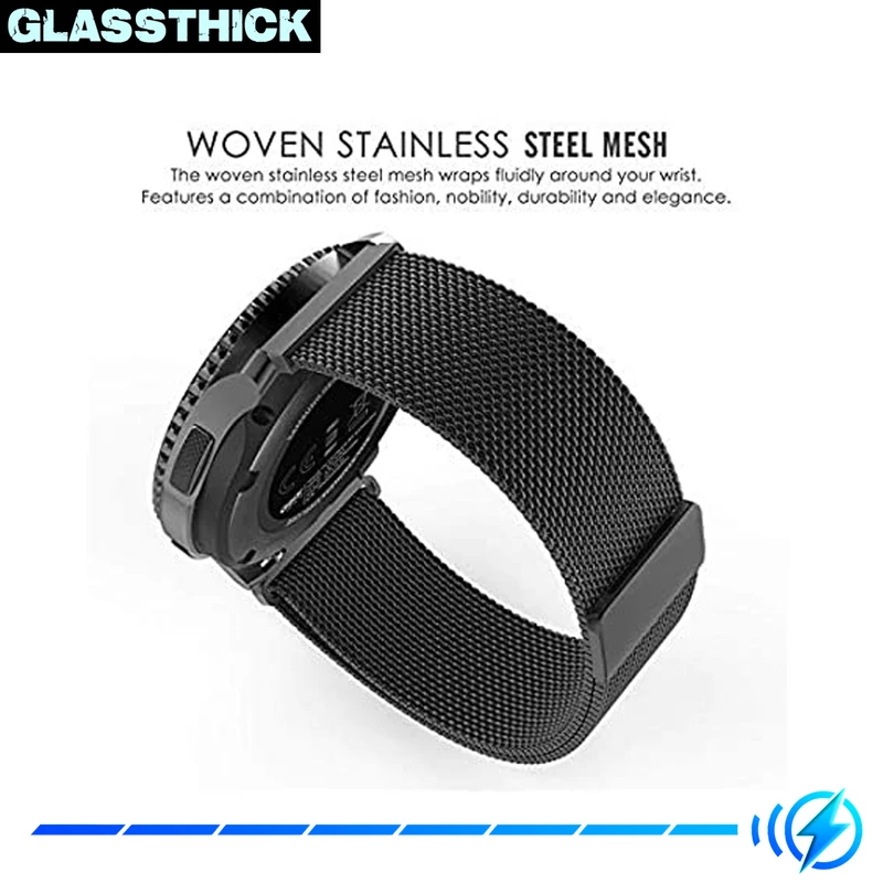 بند گلستیک مدل Milanese مناسب برای ساعت هوشمند سامسونگ Galaxy Watch Active / Active 2