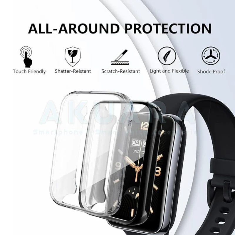 کاور آکوآرا مدل Jelly Protect مناسب برای ساعت هوشمند شیائومی Mi Band 7 Pro