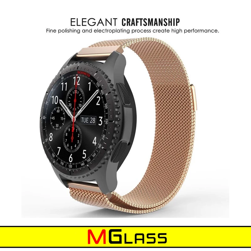 بند ام‌گلس مدل Milanese مناسب برای ساعت هوشمند سامسونگ Galaxy Watch Active / Watch 2 40mm / Watch 2 44mm