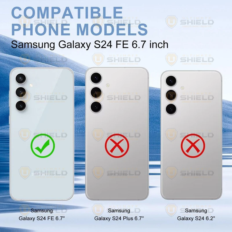 کاور آلتیمیت شیلد مدل Transparent Magsafe مناسب برای گوشی موبایل سامسونگ Galaxy S24 FE