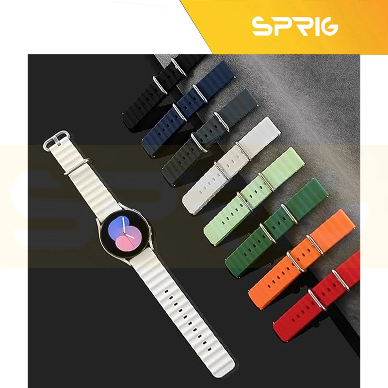 بند اسپریگ مدل Ocean SilicTW مناسب برای ساعت هوشمند هوآوی GTR 4 / GTR 4 Pro