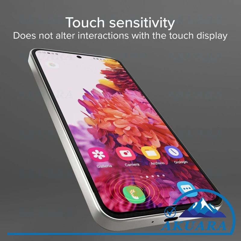 محافظ صفحه نمایش آکوآرا مدل Antistatic AKU مناسب برای گوشی موبایل اپل Iphone 11 مجموعه دو عددی