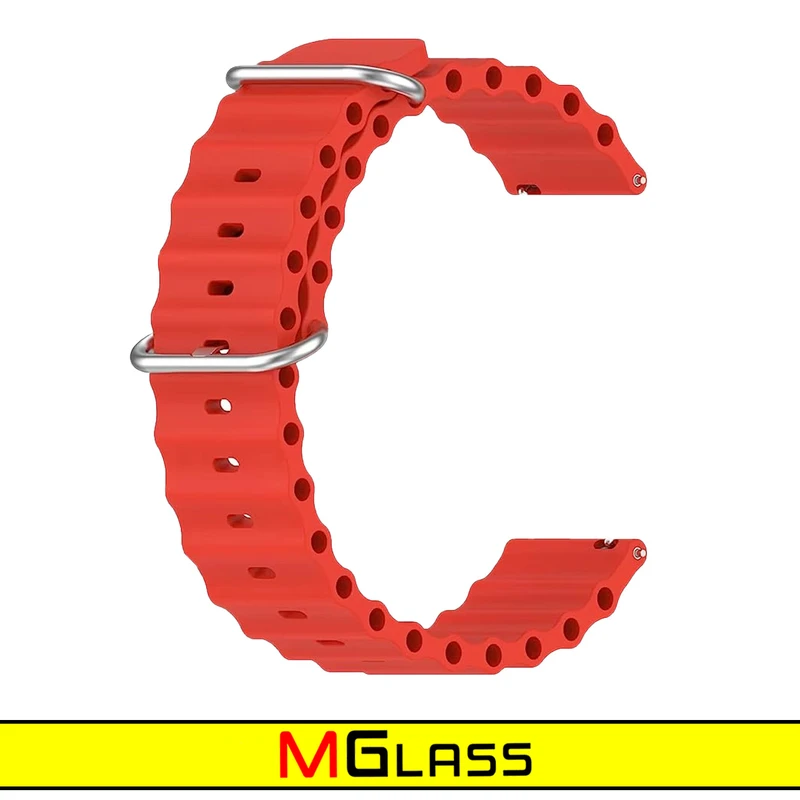 بند ام‌گلس مدل Ocean-MG مناسب برای ساعت هوشمند هپی تاچ K56 / K56 Pro / K56 Ultra