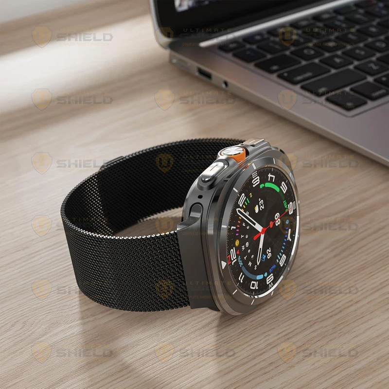 بند آلتیمیت شیلد مدل Milanese UL مناسب برای ساعت هوشمند سامسونگ Galaxy Watch 7 Ultra 47mm
