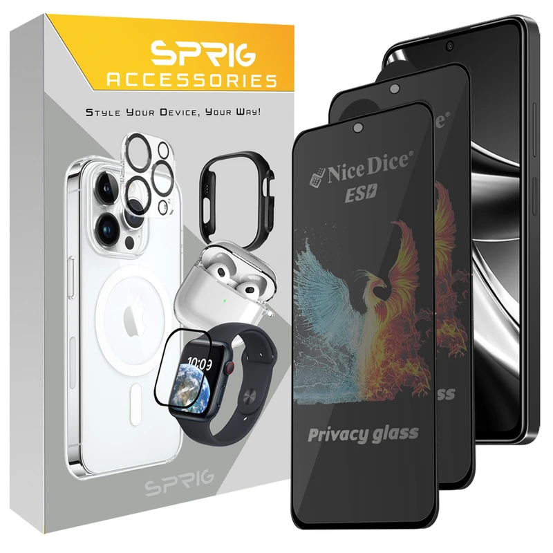 محافظ صفحه نمایش اسپریگ مدل PRV_NICED مناسب برای گوشی موبایل شیائومی Poco X7 Pro بسته دو عددی