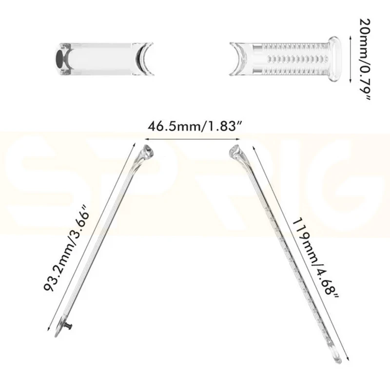 بند اسپریگ مدل Clear Silicone مناسب برای ساعت هوشمند شیائومی Mi band 8