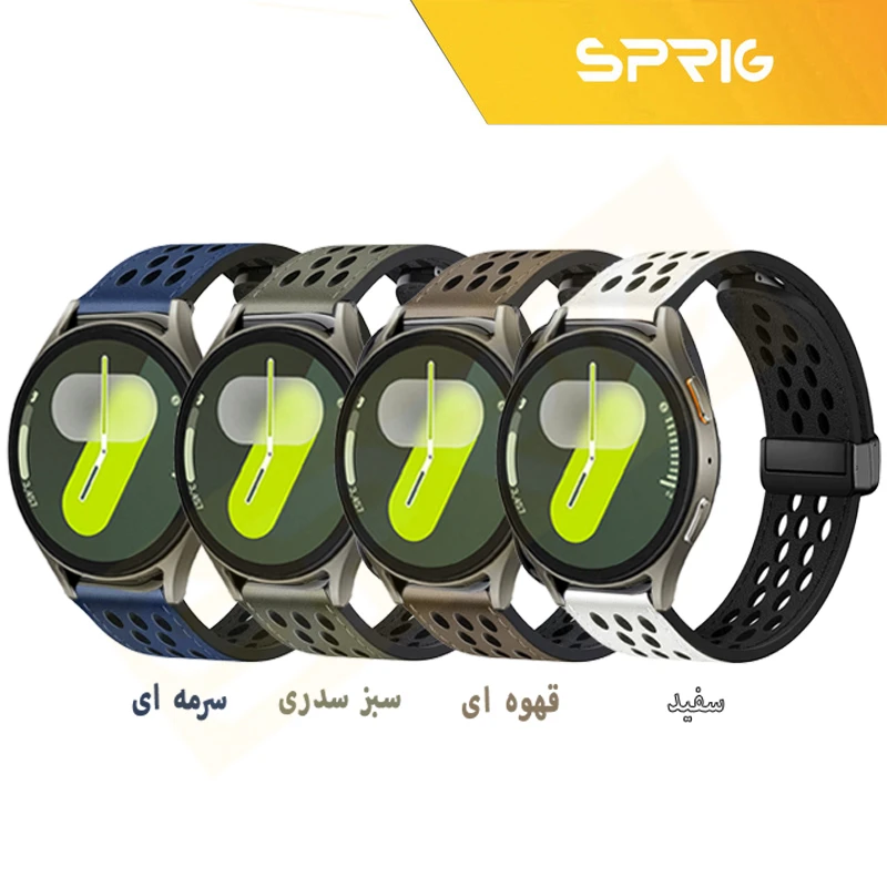 بند اسپریگ مدل Nk Leather magnet مناسب برای ساعت هوشمند سامسونگ Galaxy watch 5 40mm / watch 5 44mm / watch 5 pro 45mm