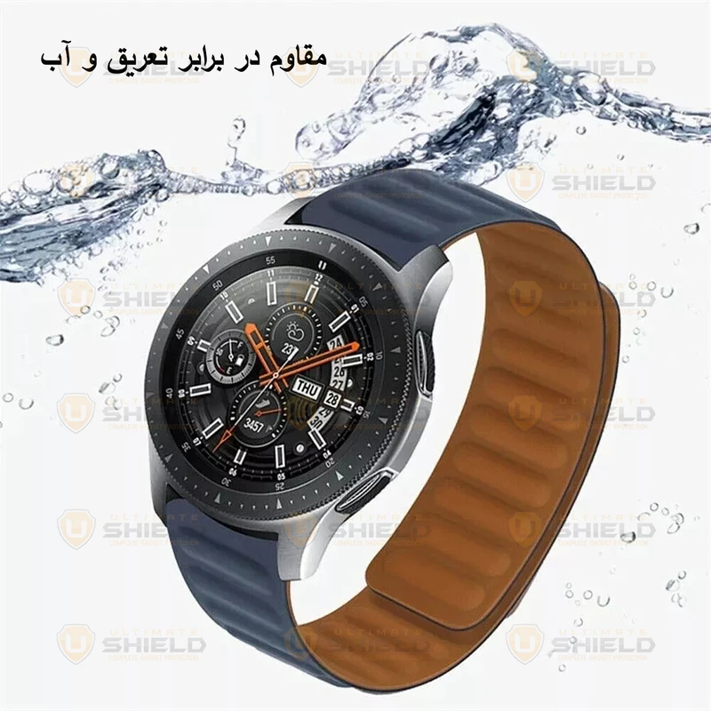 بند آلتیمیت شیلد مدل UL Magnetic LP مناسب برای ساعت هوشمند سامسونگ Galaxy watch 4 40mm / watch 4 44mm / watch 4 Classic 42mm / watch 4 classic 46mm