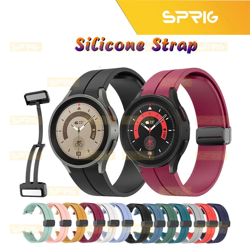 بند اسپریگ مدل Magnetic ORG مناسب برای ساعت هوشمند سامسونگ Galaxy Watch 4/5/6/7/FE سایز 40/43/44/46/47 میلی متری