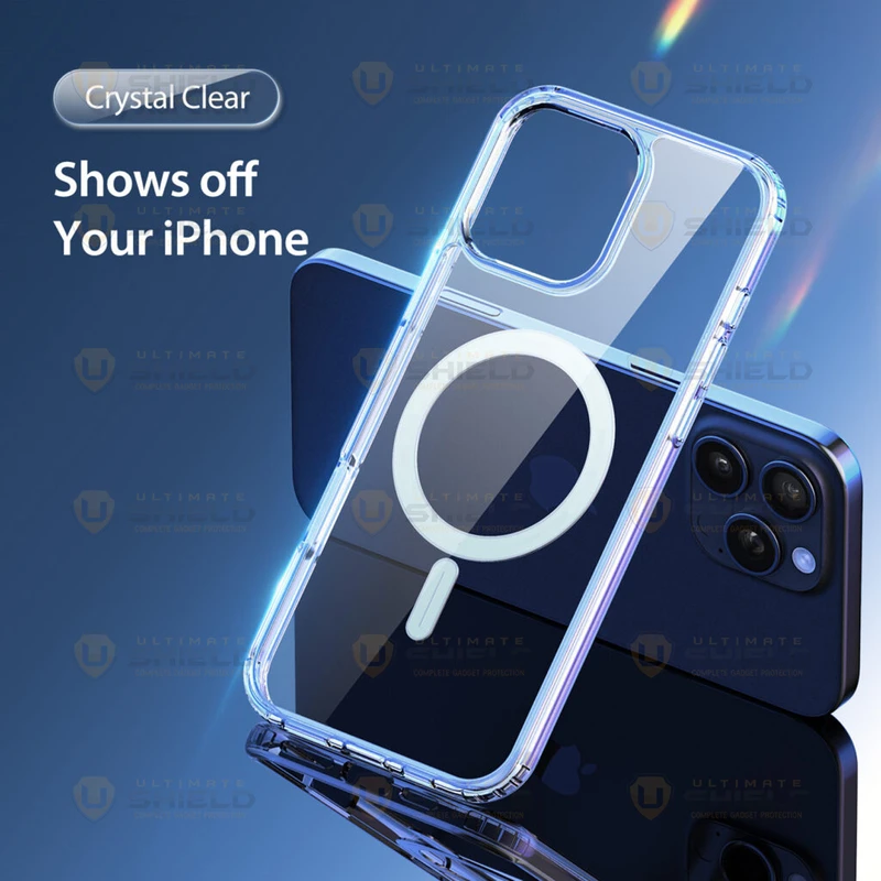 کاور آلتیمیت شیلد مدل Clear Magsafe UL مناسب برای گوشی موبایل اپل iPhone 16 Pro