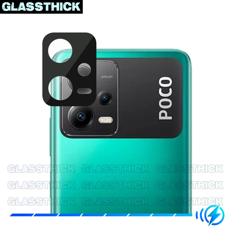 محافظ لنز دوربین گلستیک مدل 3D-GL مناسب برای گوشی موبایل شیائومی Poco X5 5G