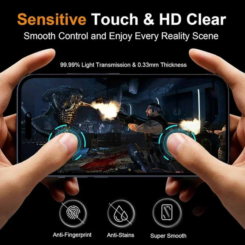 محافظ صفحه نمایش حریم شخصی آکوآرا مدل Prv AKU مناسب برای گوشی موبایل اپل iPhone 13 Pro Max / 14 Plus مجموعه سه عددی