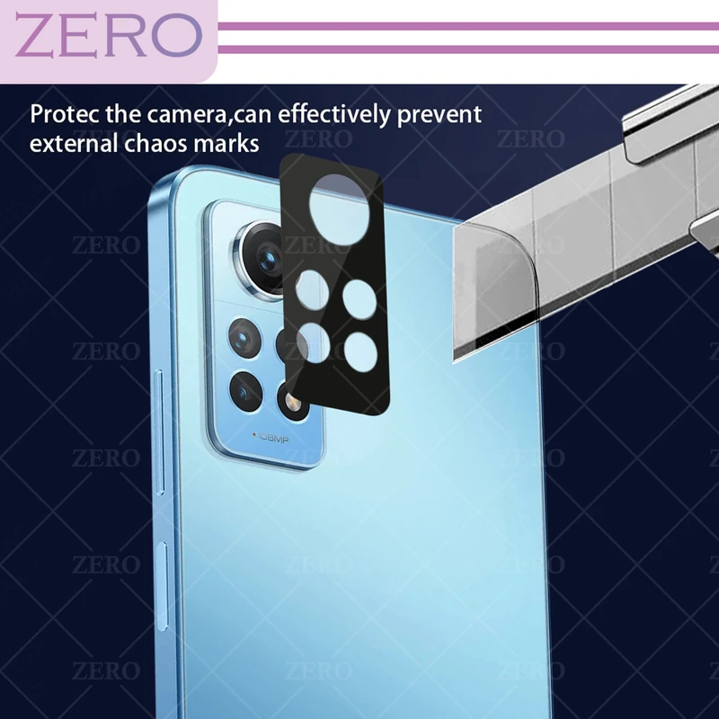 محافظ لنز دوربین زیرو مدل 3D-ZR مناسب برای گوشی موبایل شیائومی Redmi Note 12 Pro 4G