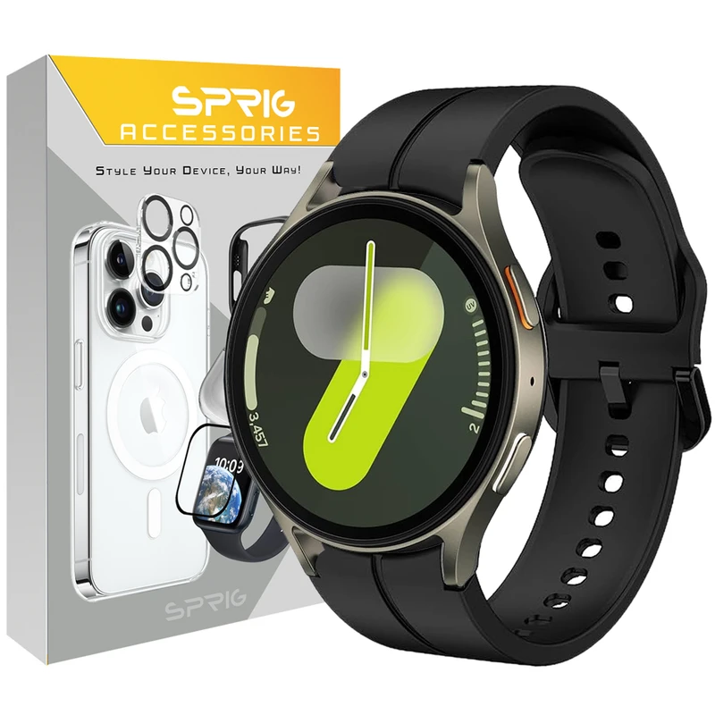 بند اسپریگ مدل Silic Origi مناسب برای ساعت هوشمند سامسونگ Galaxy Watch 5 40mm / Watch 5 44mm / Watch 5 Pro 45mm
