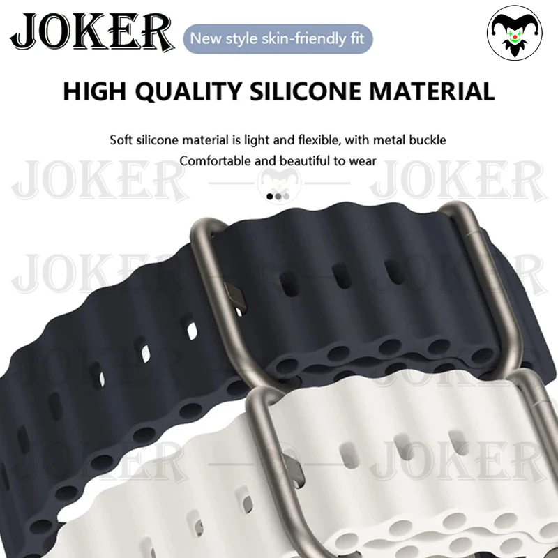 بند جوکر مدل Ocean-JK مناسب برای ساعت هوشمند هپی تاچ K56 / K56 Pro / K56 Ultra