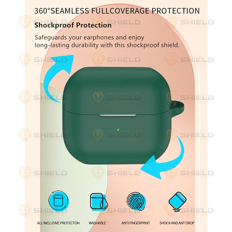 کاور آلتیمیت شیلد مدل Silicon-UL مناسب برای کیس هدفون بی سیم سامسونگ Galaxy Buds 3 / 3 Pro