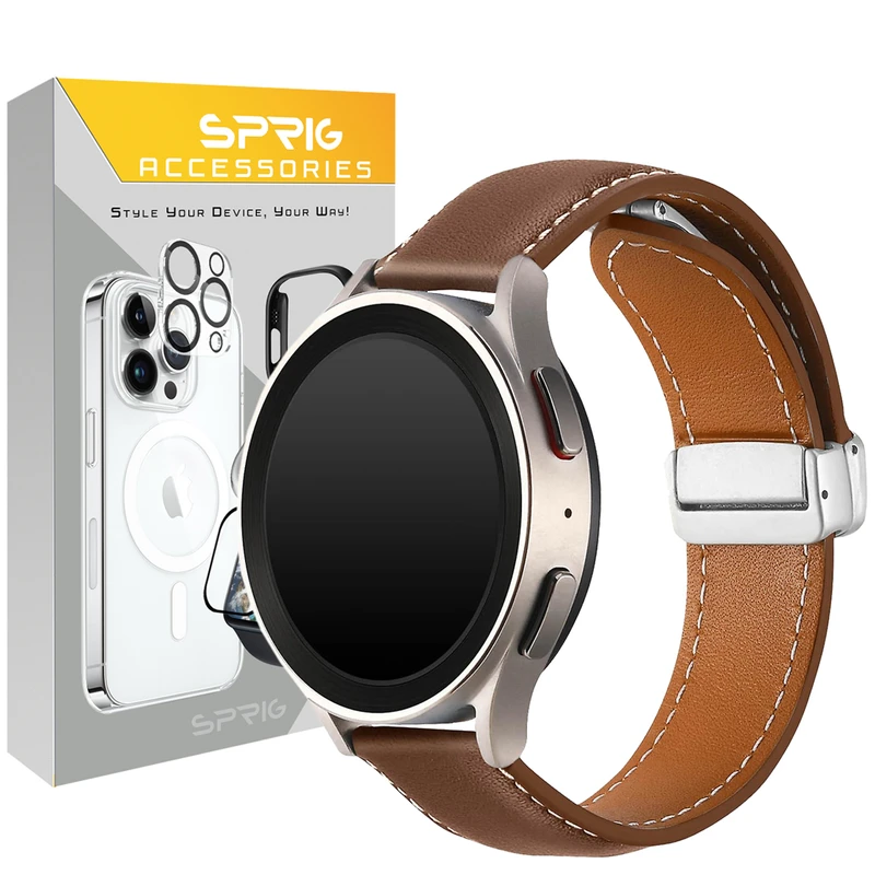 بند اسپریگ مدل Magnetic Leather TW مناسب برای ساعت هوشمند سامسونگ Galaxy Gear S3 Frontier SM-R760 / Neo R381 / Live 382
