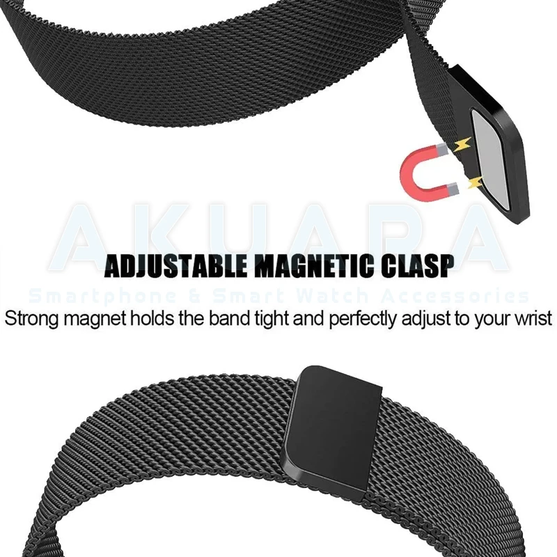 بند آکوآرا مدل Milanese AK مناسب برای ساعت هوشمند شیائومی Redmi Watch 5 Active / Watch 5 Lite