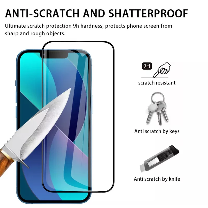 محافظ صفحه نمایش آکوآرا مدل Full AKU مناسب برای گوشی موبایل اپل iPhone 13