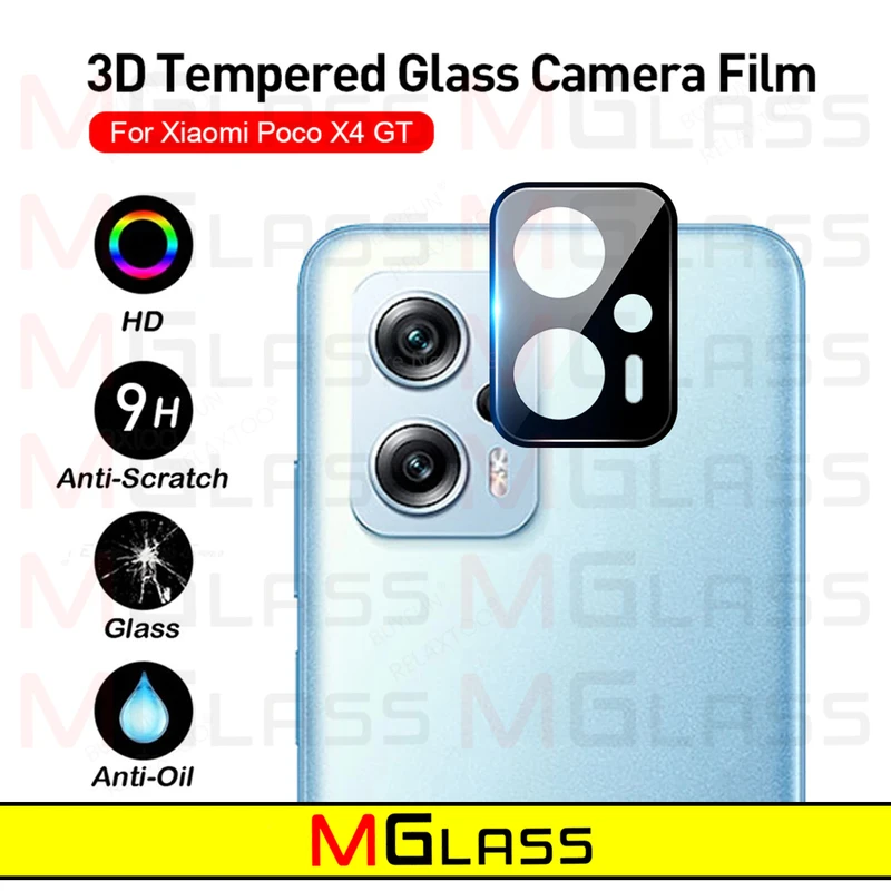 محافظ لنز دوربین ام‌گلس مدل 3D-MG مناسب برای گوشی موبایل شیائومی POCO X4 GT 5G