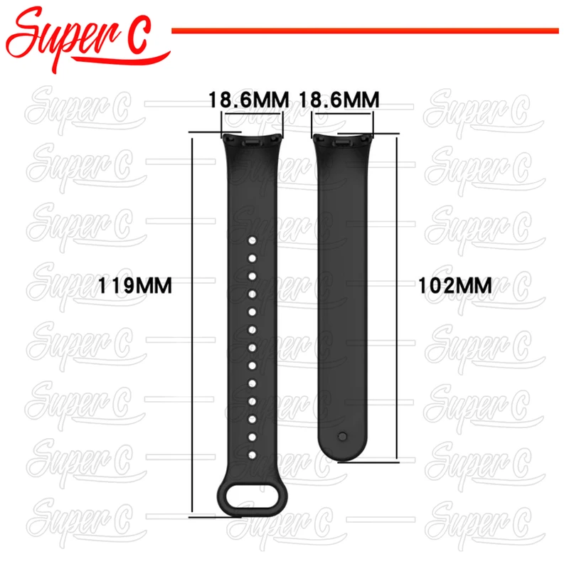 بند سوپرسی مدل SIC-SC مناسب برای ساعت هوشمند شیائومی Mi band 8