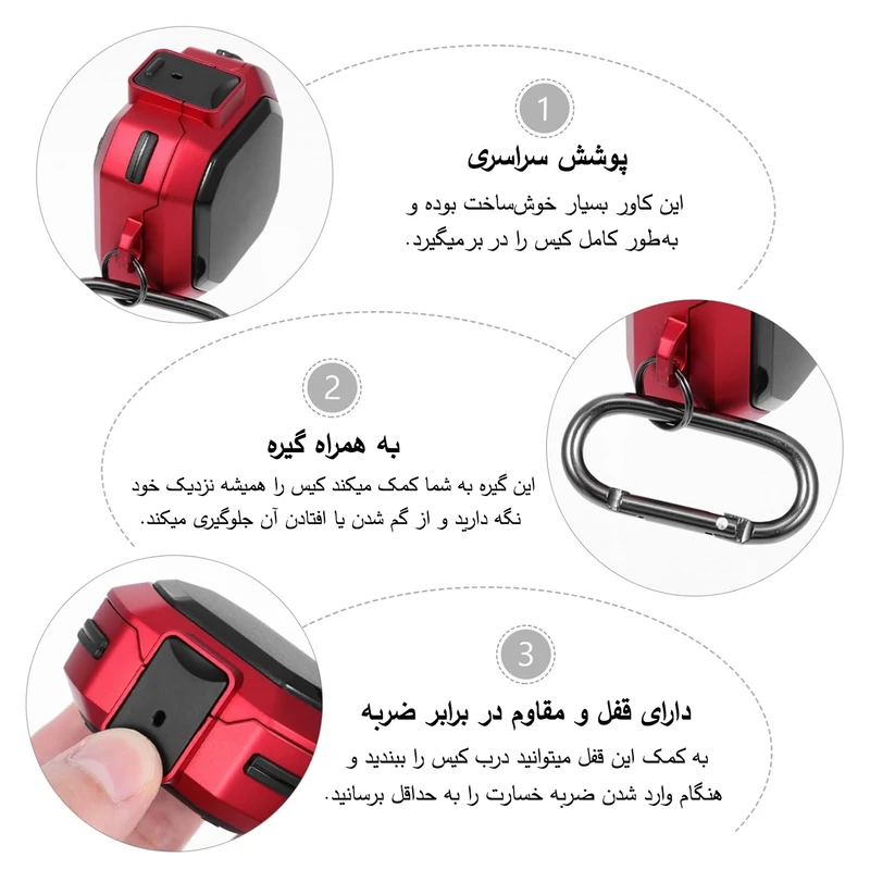 کاور زیرو مدل EggShell ZR مناسب برای کیس سامسونگ Galaxy Buds 2 / Buds Pro / Buds Live / Buds 2 Pro