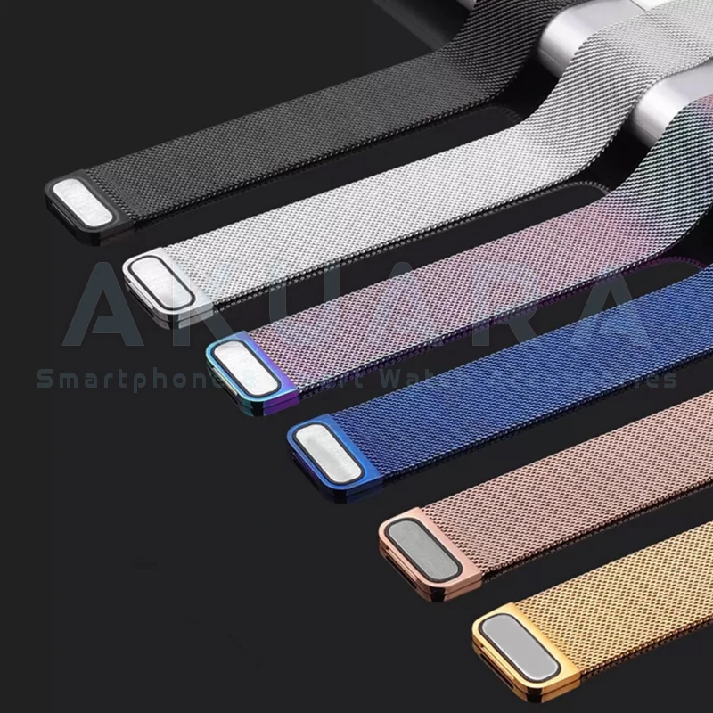 بند آکوآرا مدل Milanese مناسب برای اپل واچ Series SE 2022 Aluminum Case 40mm / SE 2021 Aluminum Case 40mm / Series 5 40mm / Series 6 40mm / Series 4 40mm