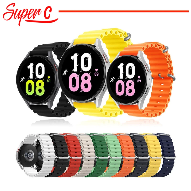 بند سوپرسی مدل Ocean مناسب برای ساعت هوشمند سامسونگ Galaxy Watch 5 44mm