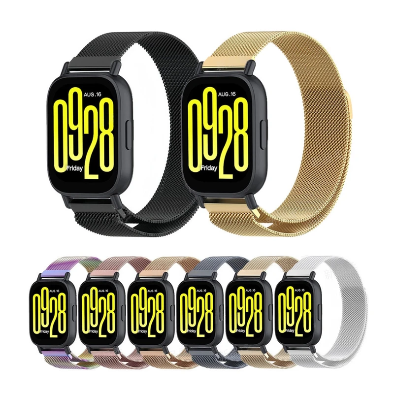 بند گلستیک مدل Milanese GL TW مناسب برای ساعت هوشمند شیائومی Redmi Watch 5 Active / Redmi Watch 5 Lite