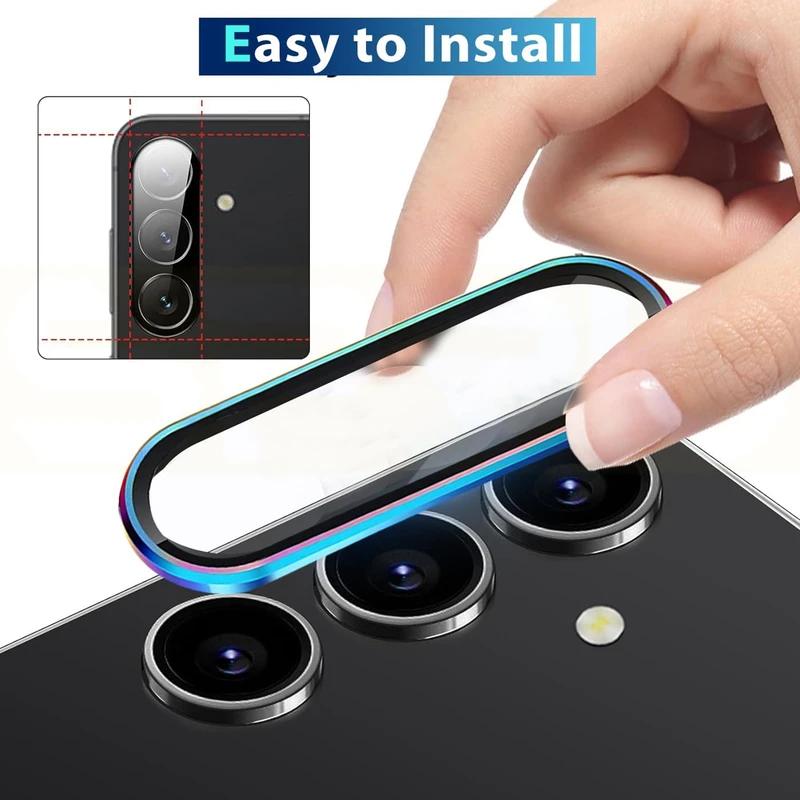 محافظ صفحه نمایش اسپریگ مدل 360-Antistatic-Ring-Protection مناسب برای گوشی موبایل سامسونگ Galaxy A56 به همراه محافظ پشت و محافظ لنز