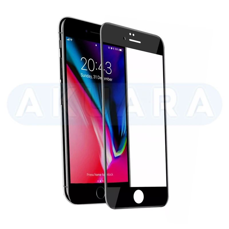 محافظ صفحه نمایش آکوآرا مدل Full AKU مناسب برای گوشی موبایل اپل iPhone 7 Plus / 8 Plus مجموعه سه عددی