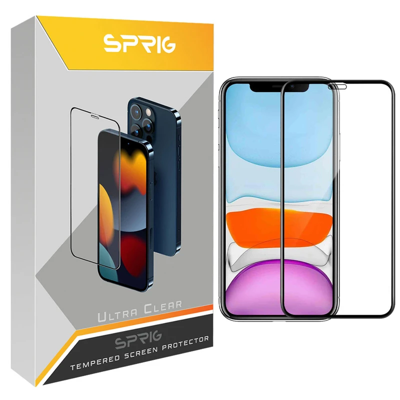 محافظ صفحه نمایش اسپریگ مدل FLSP مناسب برای گوشی موبایل اپل iPhone 11