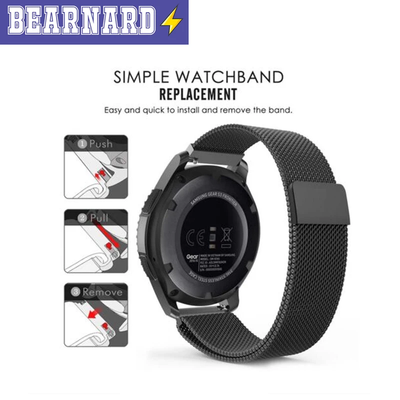 بند برنارد مدل Milanese مناسب برای ساعت هوشمند شیائومی Amazfit GTS / GTS 2 / GTS 2 mini