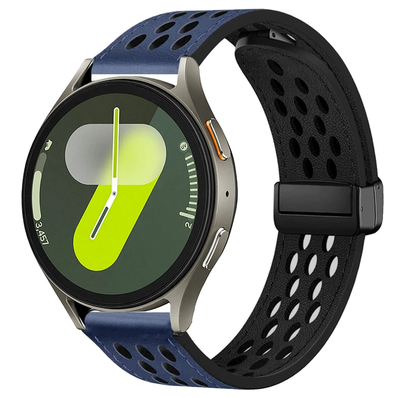 بند اسپریگ مدل Nk Leather magnet مناسب برای ساعت هوشمند سامسونگ Galaxy Watch 4 40mm / 5 40mm / 6 40mm / 7 40mm / FE 40mm