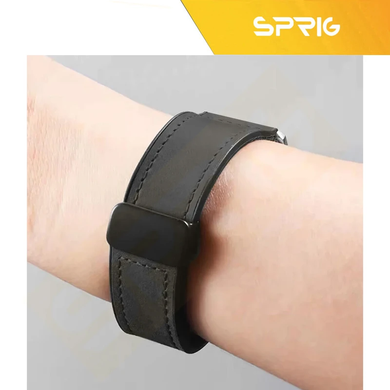 بند اسپریگ مدل Magnetic Soft Leather TW مناسب برای ساعت هوشمند سامسونگ Galaxy Gear S3 / Watch 3 45mm / Watch 46mm / S3 Frontier / S3 Classic Gear 2 R380