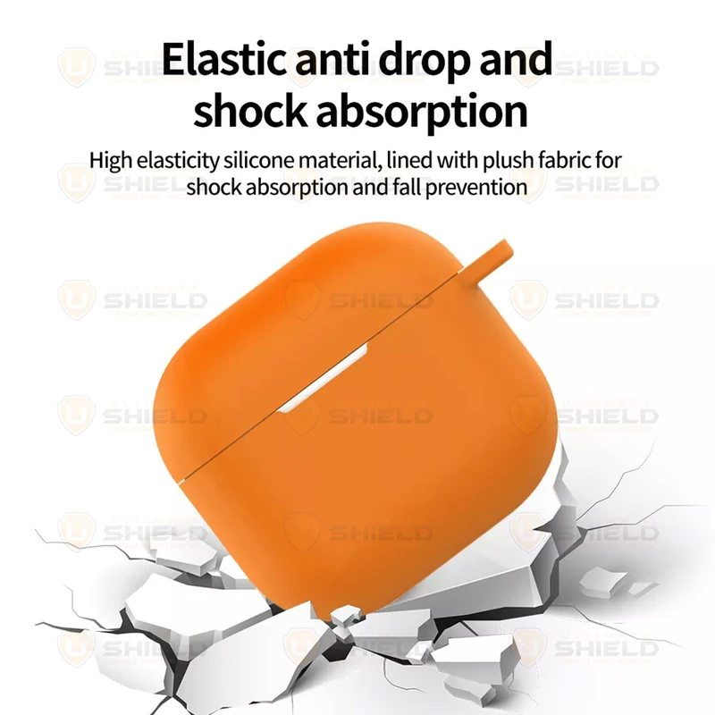 کاور آلتیمیت شیلد مدل Silicon UL مناسب برای کیس اپل AirPods 4