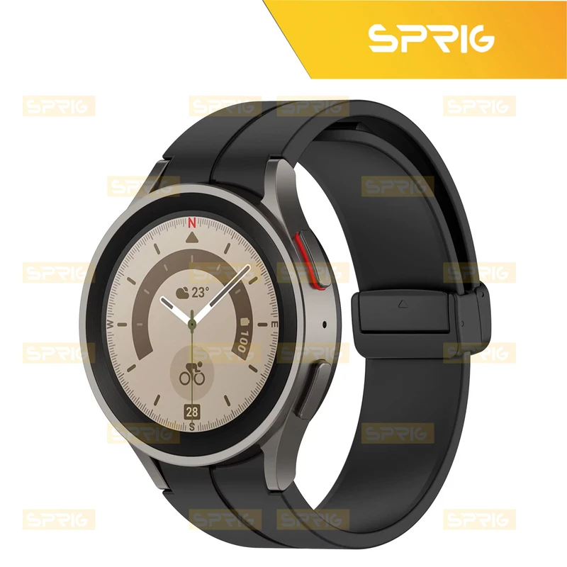 بند اسپریگ مدل Magnetic ORG مناسب برای ساعت هوشمند سامسونگ Galaxy Watch 4/5/6/7/FE سایز 40/43/44/46/47 میلی متری
